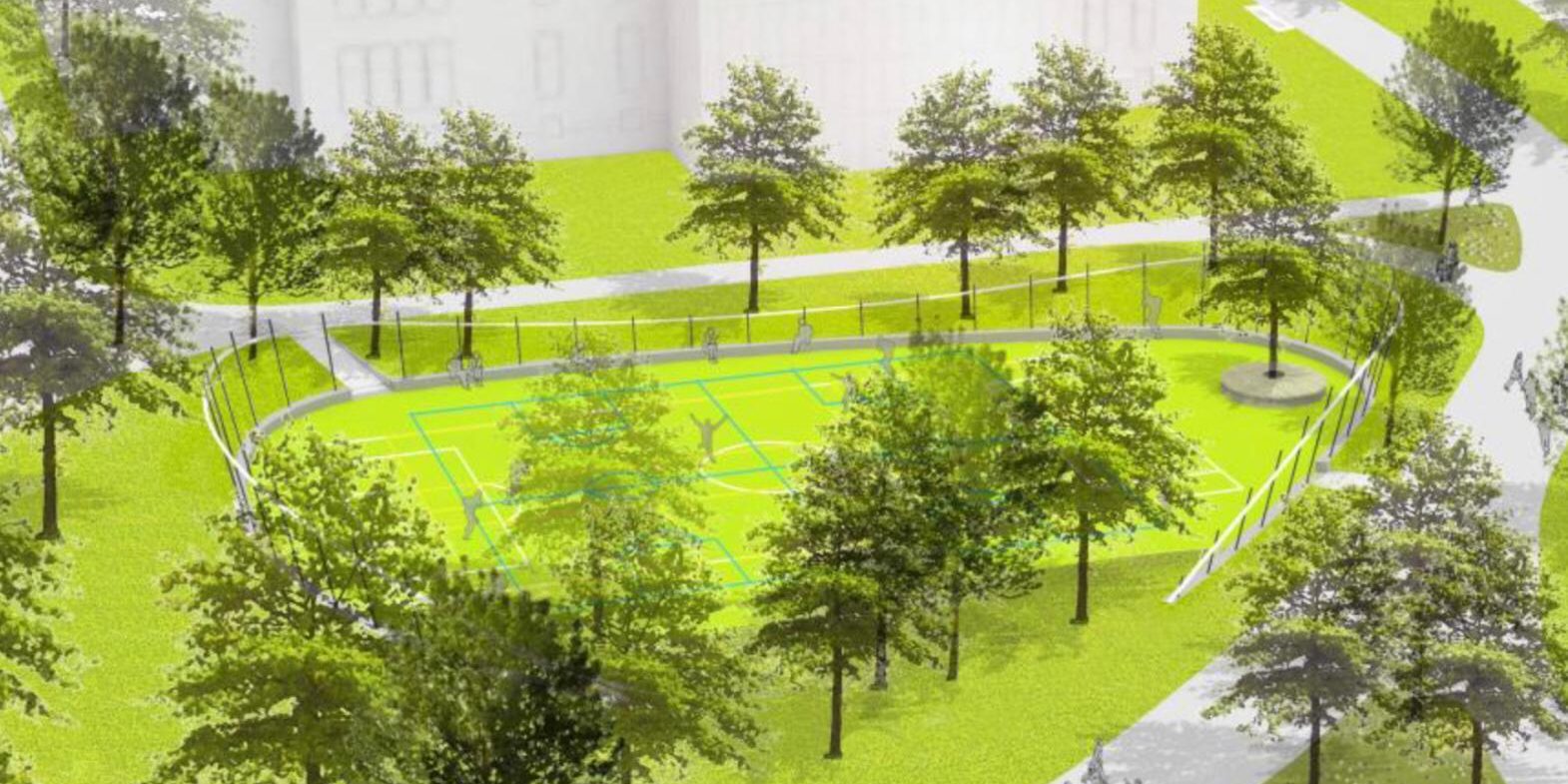 multifunctioneel sportveld oosterpark amsterdam