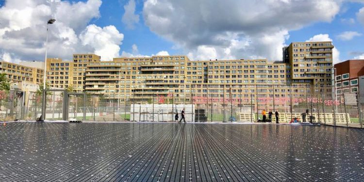 project kunstgrasveld met waterreservoir-amsterdam project kunstgrasveld met waterreservoir-amsterdam